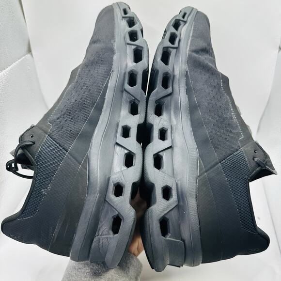 Size 12 - On Running Cloudmonster Triple Black Athletic Sneaker Running Shoes main image 6